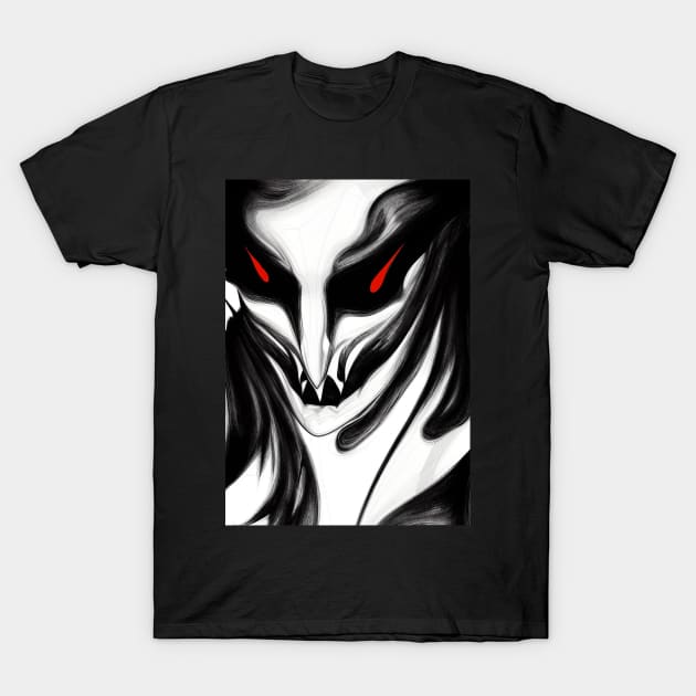 RED EYED SPOOKY HALLOWEEN VAMPIRE T-Shirt by sailorsam1805